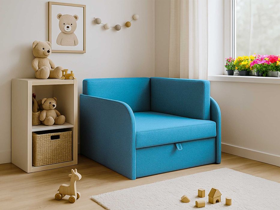 Łóżko dziecięce rozkładane Franek tapczan pojemnik DARMOWA DOSTAWA