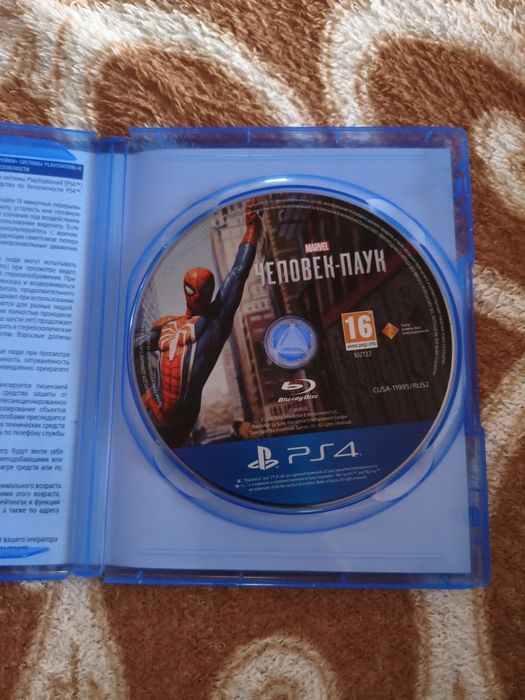 Диск spider man ps4 - ps5
