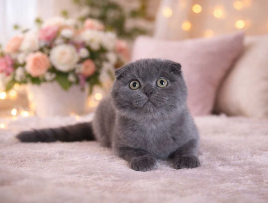 Шикарный шотландский вислоухий котёнок, мальчик,фолд