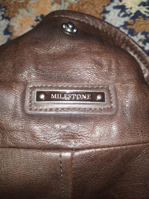 Milestone шкіряна утеплена