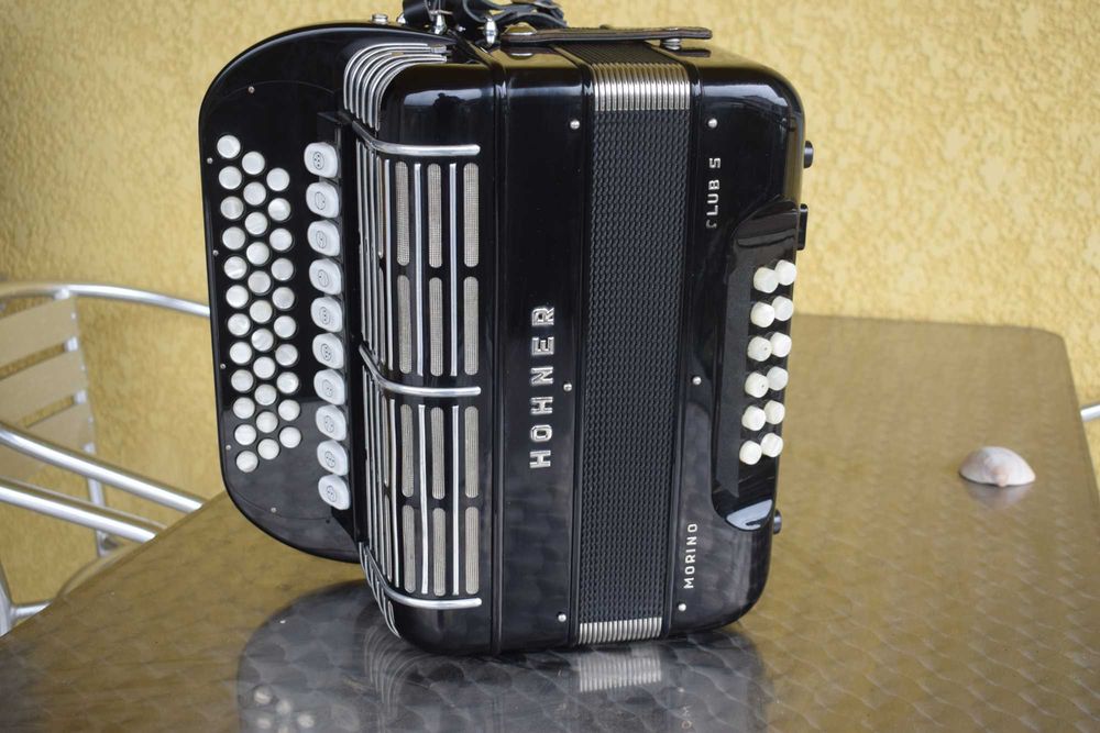 Concertina Hohner Morino Club 5 Voz. Sol Do Fa