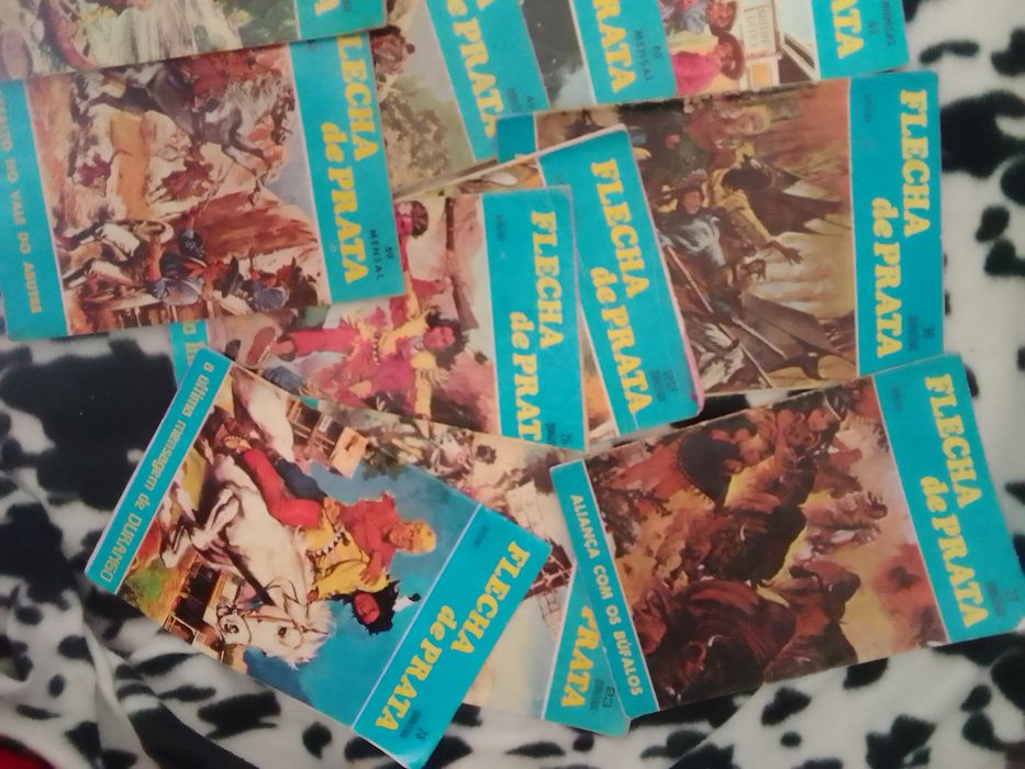 Vários exemplares de banda desenhada flecha de prata cada 4€