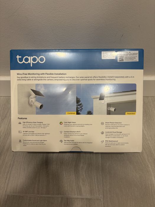Tapo TC82 2K + Painel Solar