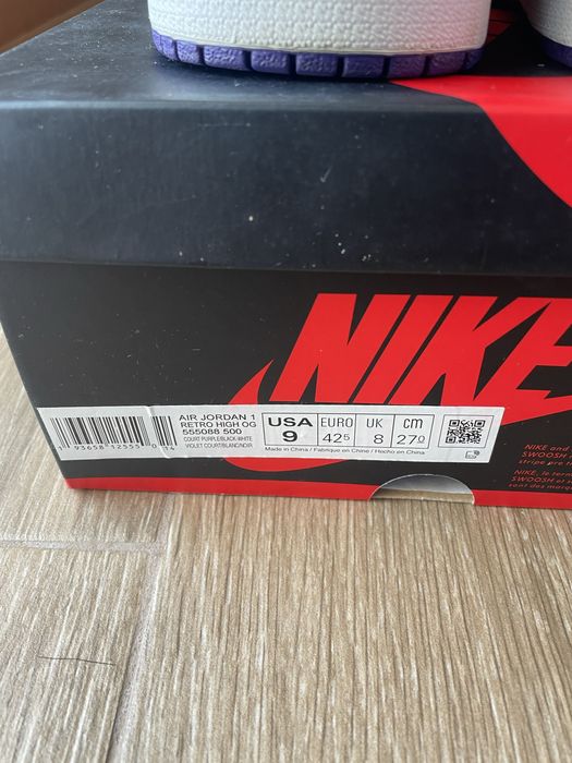 Jordan 1 high court purple