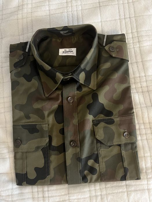 Wojskowa koszula w krótki rękaw