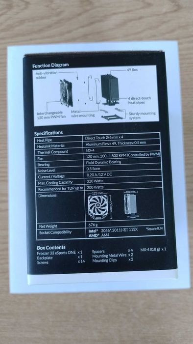 Chłodzenie do procesora Arctic Freezer 33 eSports One