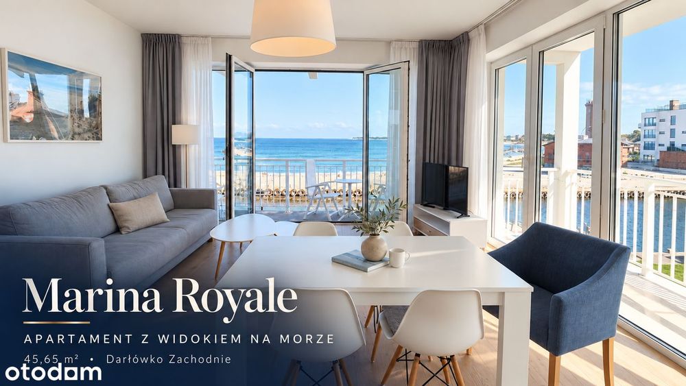 Apartament w Marina Royale - otwarty widok na Bałtyk, port i latarnię
