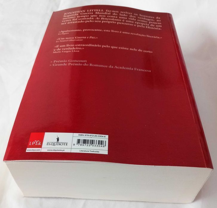 Livro As Benevolentes de Jonathan Littell [Portes Incluídos]