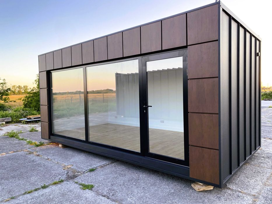 Pawilon biurowy, kontener handlowy 6m x 3m