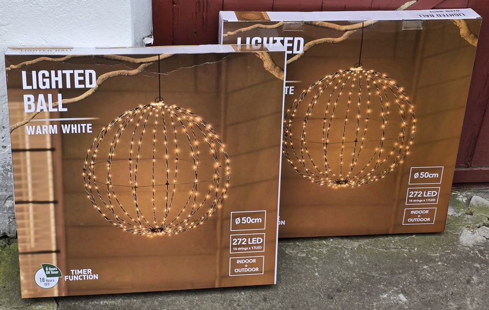 Kula led 3sztuki 50cm 272ledy