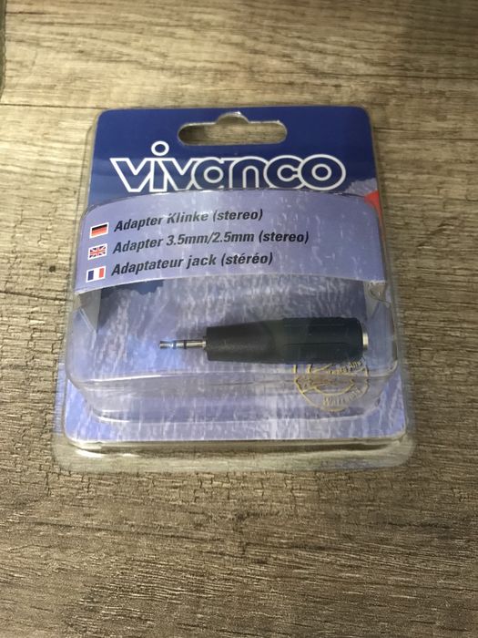 Przejściówka aux stereo 3,5 mm na 6,3 mm