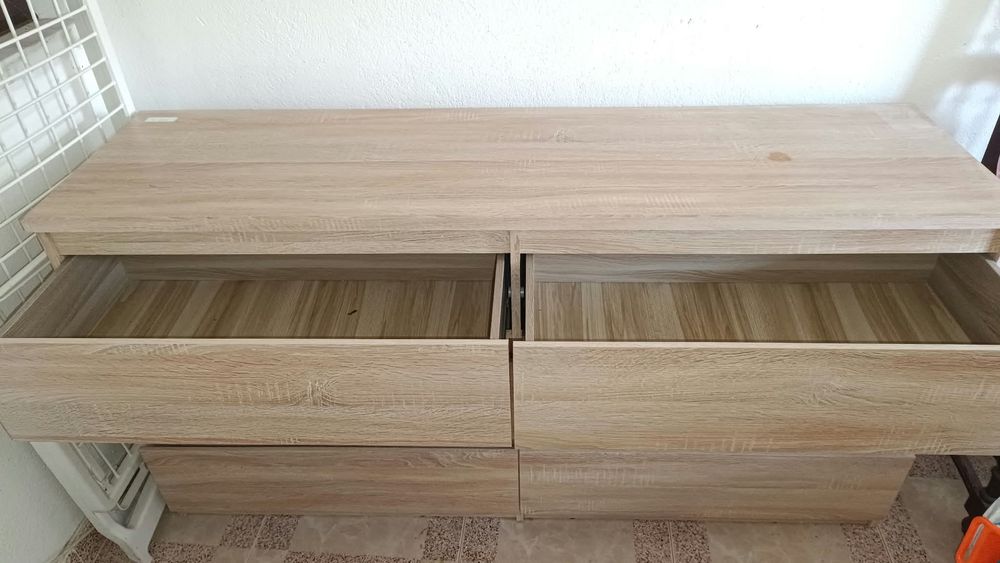 Cómoda ikea cor madeira