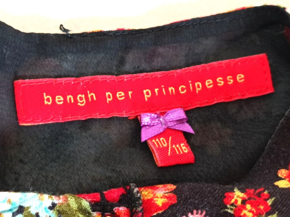 Vestido para Menina - Bengh per Principesse (5/6 anos)