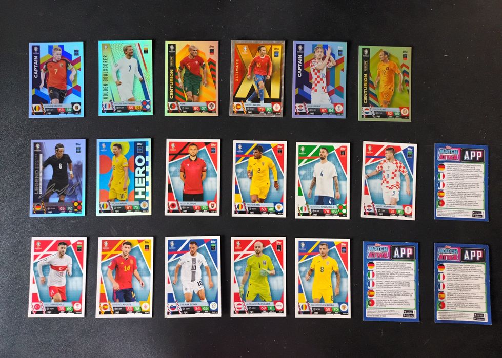 Cartas Euro 2024 Match Attax