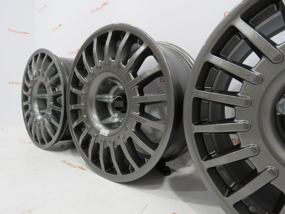 Jantes Braid Winrace T 17 x 7.5J Antracite Com Tampa VW Amarok 5x120