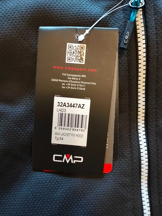 Чоловіча флісова кофта італійського бренду CMP