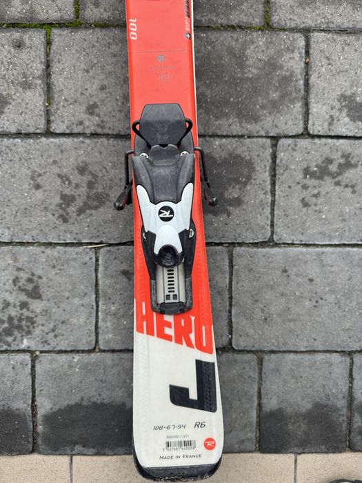 Komplet Narty dziecięce Rossignol Junior 100cm + buty Atomic rozm 32