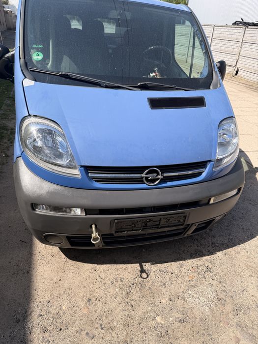 Przód kompletny Opel Vivaro A przed lift maska zderzak lampy grill