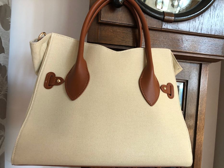 Marella torebka nowa beż camel  z papierową metką okazja