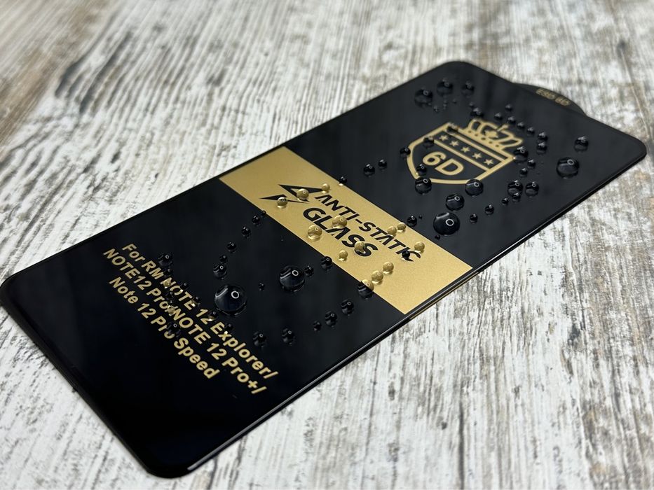 Стекло Antistatic 6D на Redmi Note 12 Pro 5G/ 12 Pro+/ Poco X5 Pro