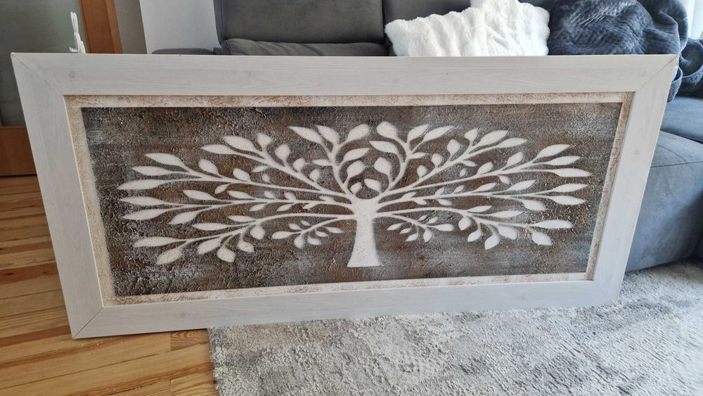 Quadros, telas e espelho decoração (pouco uso, praticamente novos)