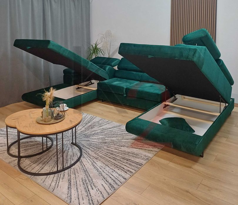 Narożnik Arteon U PROMOCJA, kanapa, łóżko dostawa 3-7 dni + GRATIS