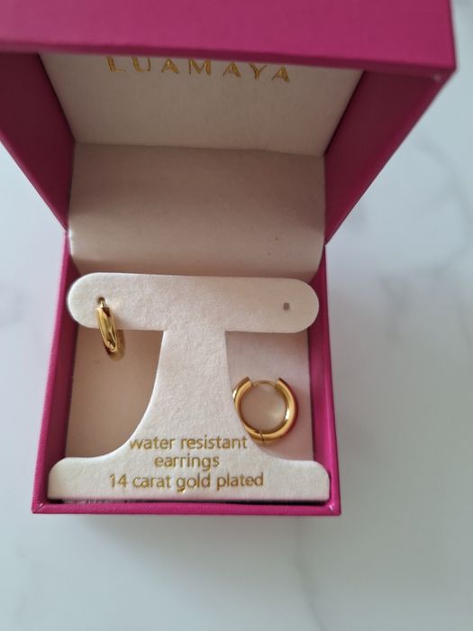 Kolczyki pozłacane 14 złotem