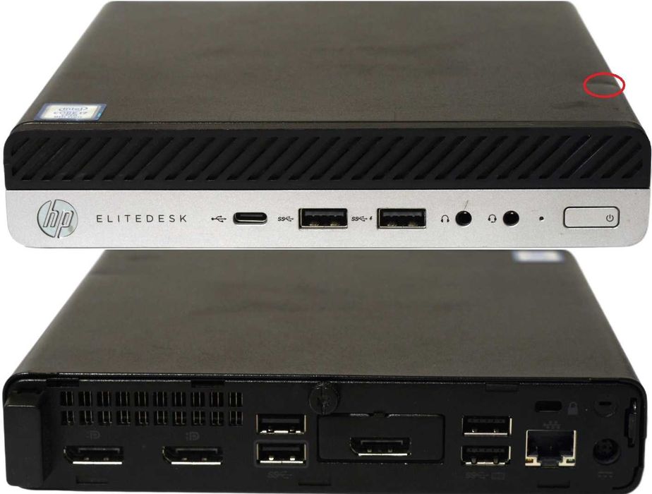 Неттоп HP EliteDesk 800 G5 mini 35W (i7-9700T/8GB DDR4/Wi-Fi/2xm.2/W)