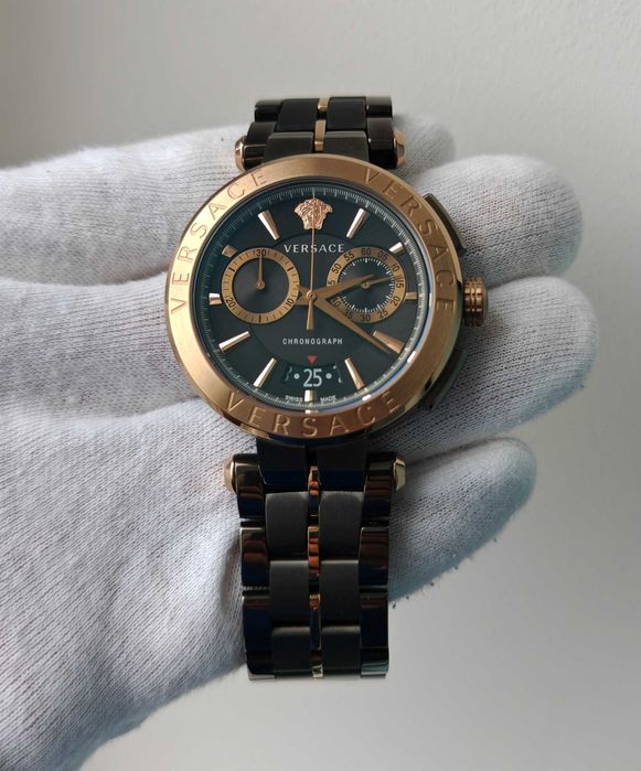 Чоловічий годинник Versace VE1D00619 AION Chronograph 45 mm Swiss made