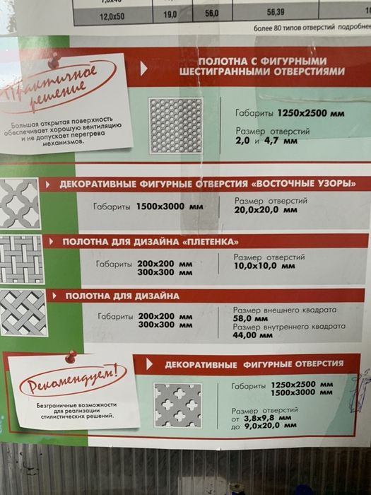 Лист перфорований! Решета та сита!!!