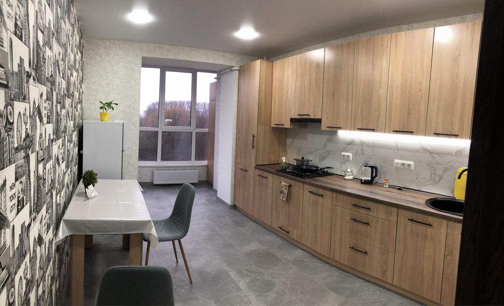 1-кімн.кв. Новобудова по вул.Зарічанській.  Подобово/На місяць.