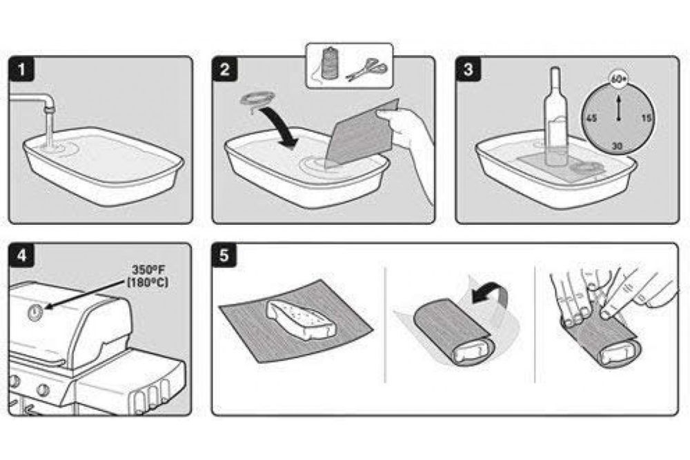 Кедровий шпон для смаження ніжних страв Weber 17521