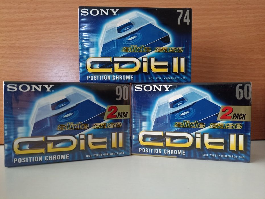 Cassetes Sony CDIT II Chrome