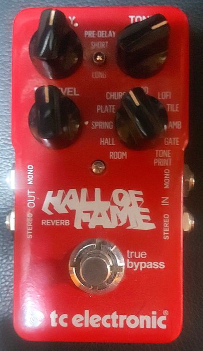 Pedal Reverb Hall Of Fame TC Electronics
