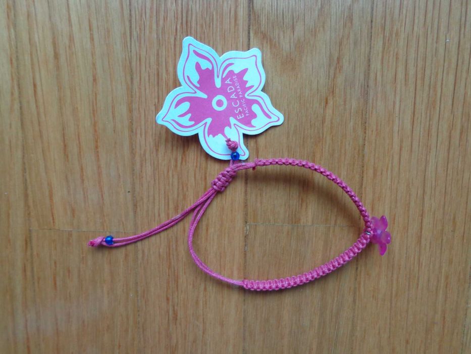 Pulseira macramé Escada