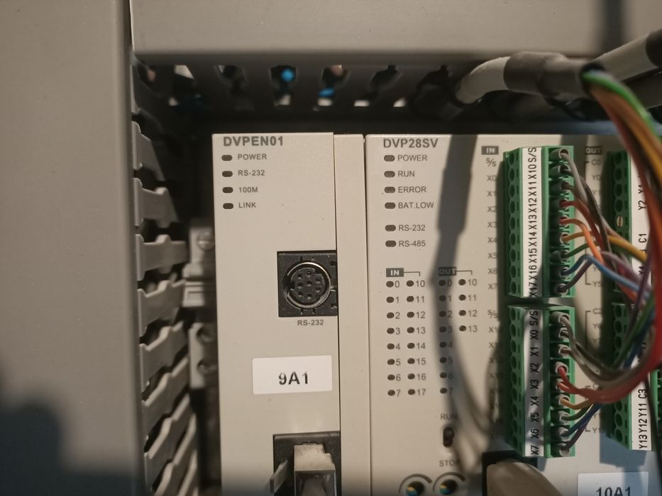 Szafa Schneider- Delta PLC i HMI, Phoenix UPC