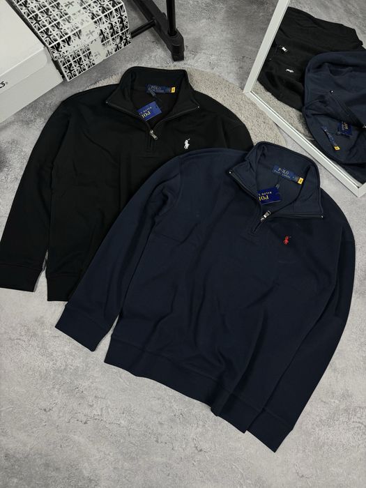 Полузамок Polo ralph lauren / 1/3 Zip поло ральф лаурен / кофта поло / S,M,L,XL