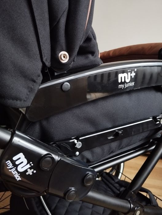 Nowy wózek dziecięcy 2w1 My Junior Sienna czarny