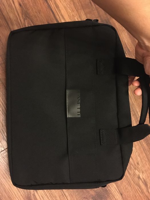Torba na laptopa Lanetti męska NOWA z paskiem