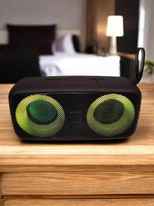 Колонка зі світломузикою блютуз колонка бездротова потужна