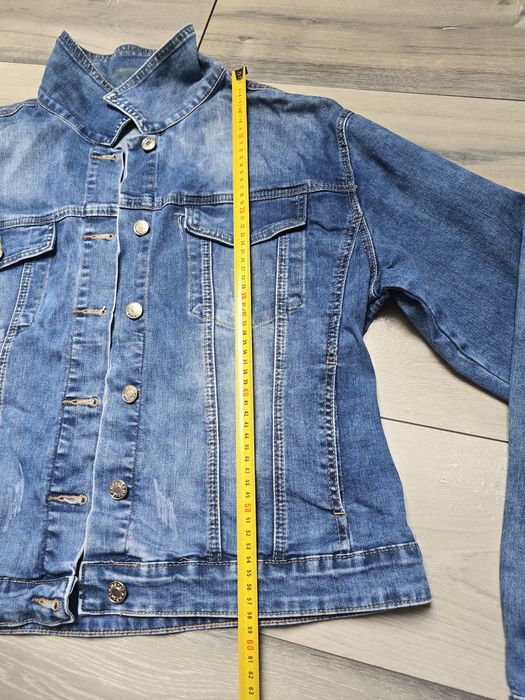 Size plus kurtka jeansowa katana rozmiar 5XL