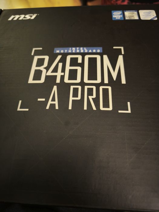 MSI B460M -A Pro + i5 10400f