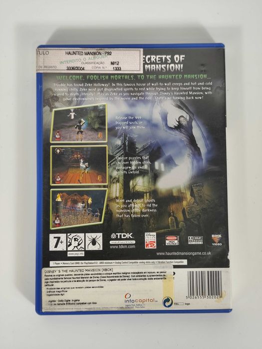 The Haunted Mansion Playstation 2 PS2