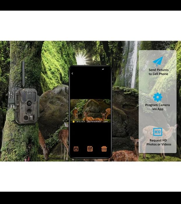Camara Trail 4G cartão LTE