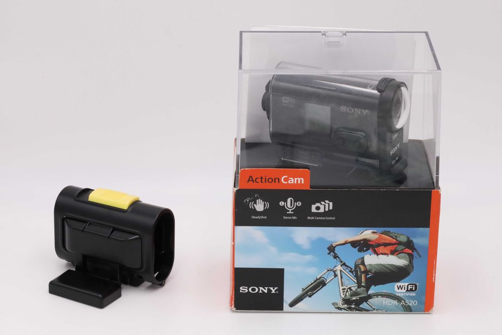 Sony Action Cam HDR-AS20 kamera sportowa plus druga obudowa AS 20 AS-20