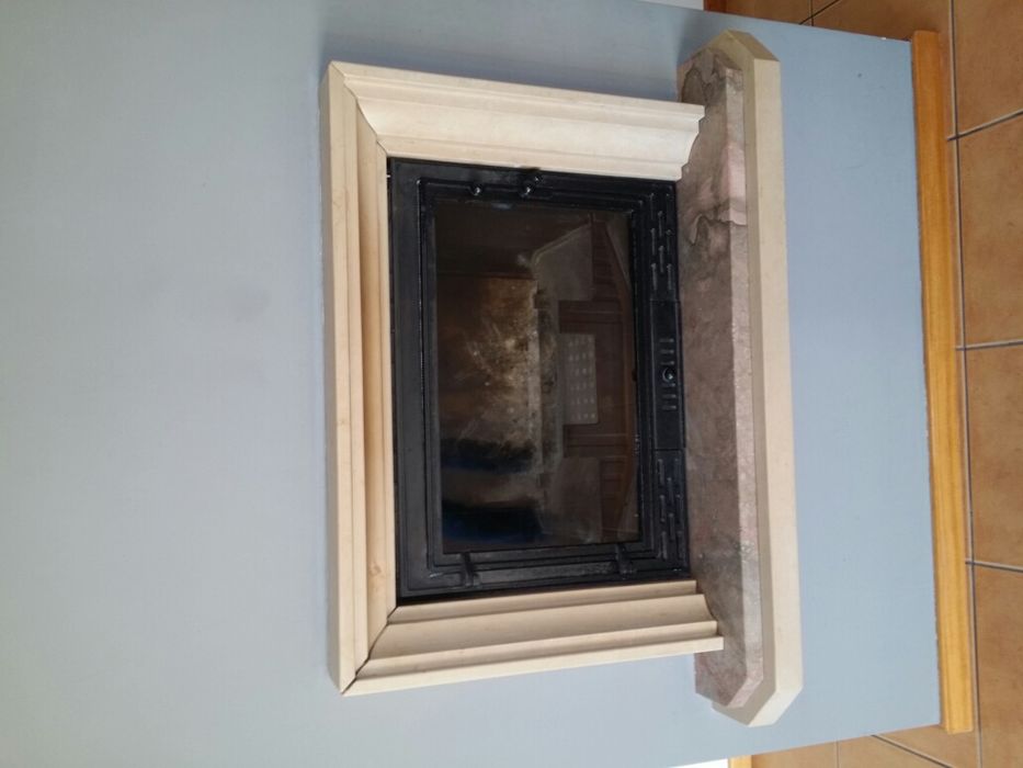 Pedra marmore para fogão de sala, recuperador etc