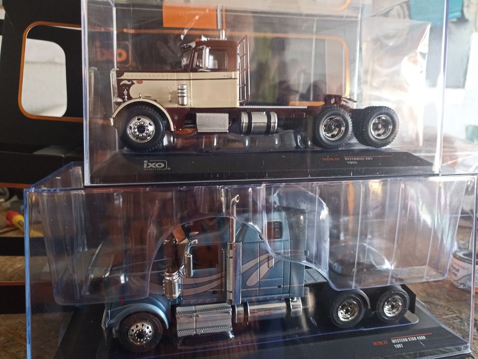 Western star 4900 + peterbilt 281 - ixo 1/43