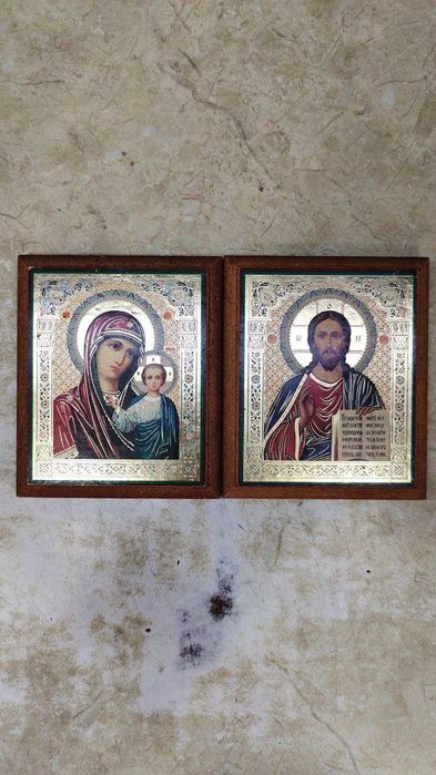 Икона Божьей Матери и Христа Спасителя