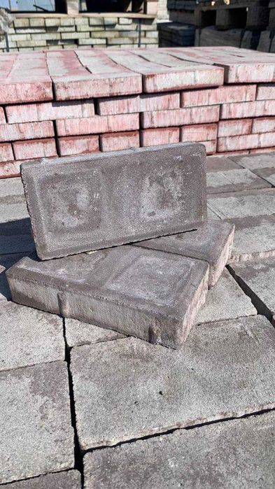 Тротуарная плитка Кирпичик 40мм 60мм Доставка Харьков Харьковская обл