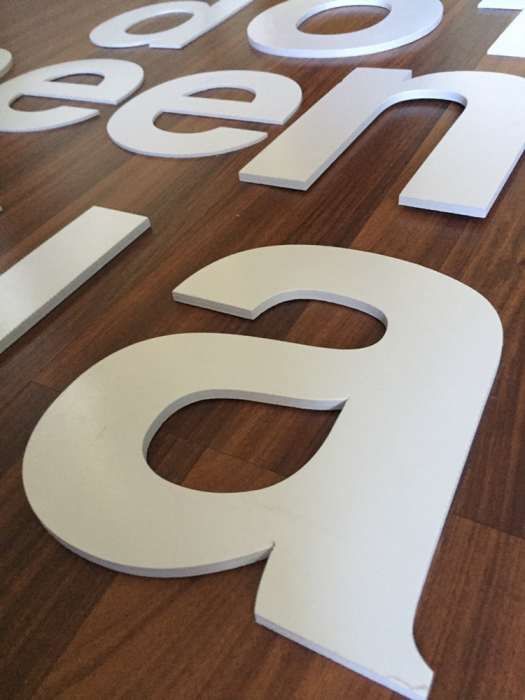 Letras para decoracao